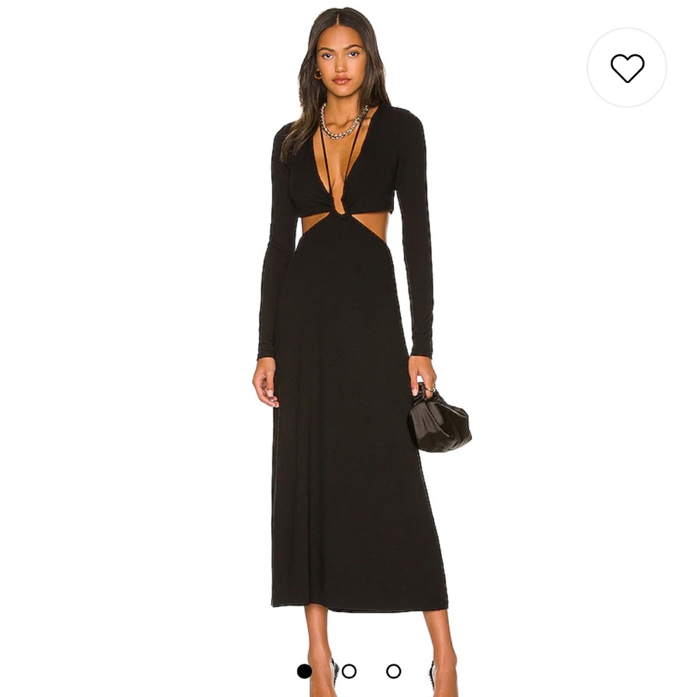 AFRM Bondi Dress in Noir Medium
